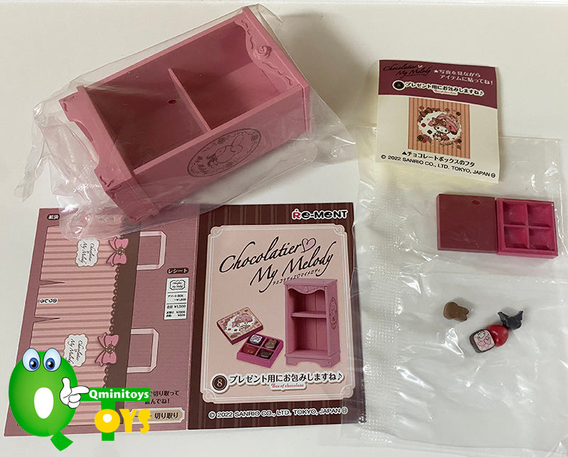Rare 2022 Re-Ment Chocolatier My Melody Full Set of 8 pcs <Free shipping (Except the United States)>