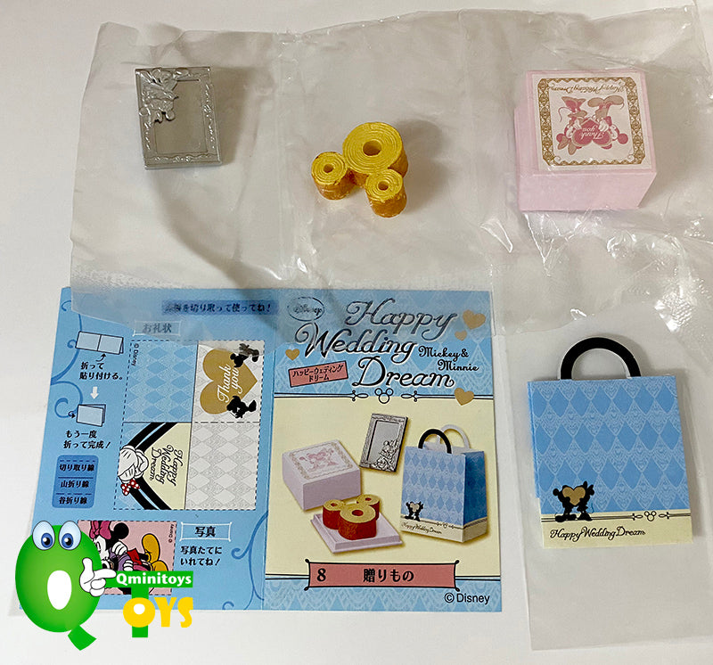 Rare 2015 Re-Ment Disney Mickey and Minnie Happy Wedding Dream <Free shipping (Except the United States)>