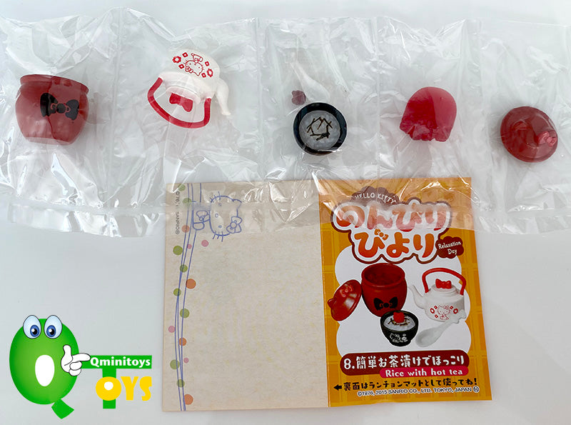 Rare 2015 Re-Ment Hello Kitty Relaxation Day Full Set of 8 pcs <Free shipping (Except the United States)>
