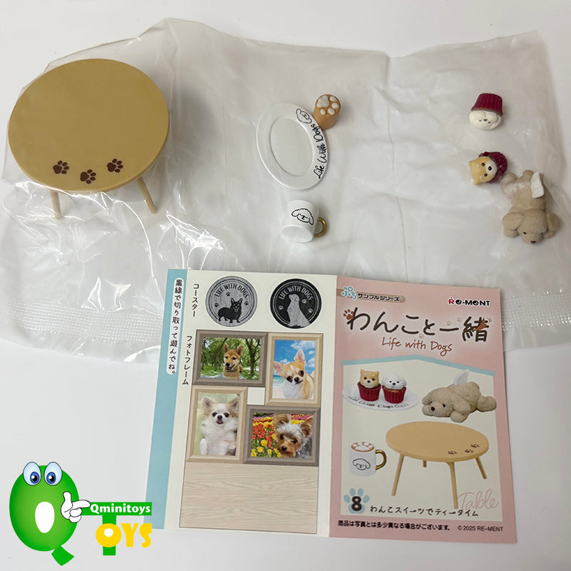 Rare 2025 Re-Ment Life with Dogs Full Set of 8 pcs <Free shipping (Except the United States)>