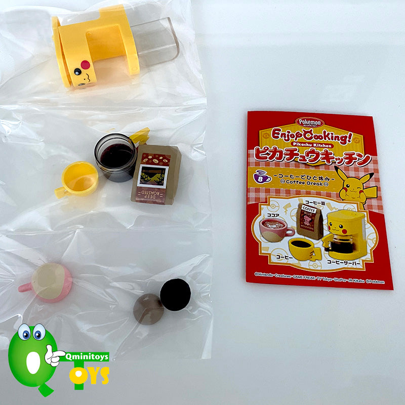 Rare 2018 Re-Ment Pokemon Kitchen Enjoy Cooking Full Set of 8 pcs <Free shipping (Except the United States)>