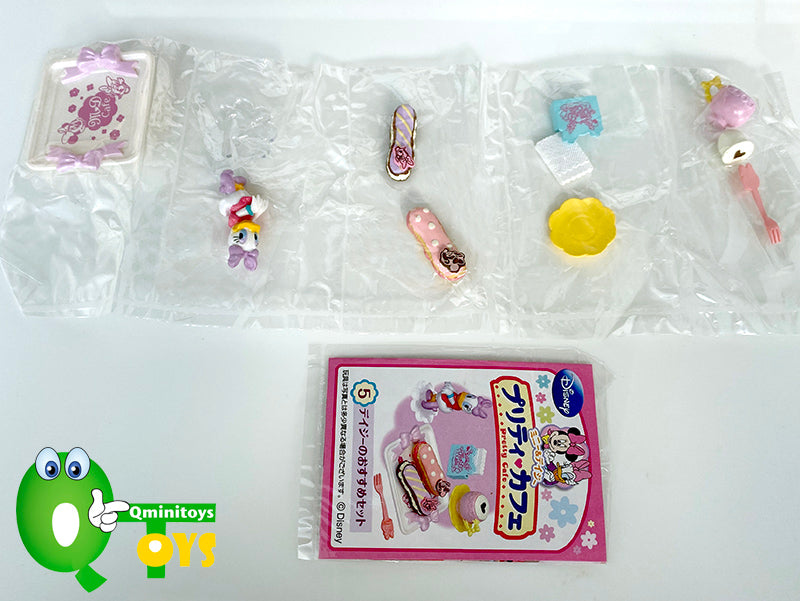 Rare 2010 Re-Ment Disney Minnie and Daisy Pretty Cafe Full Set of 8 pcs <Free shipping (Except the United States)>