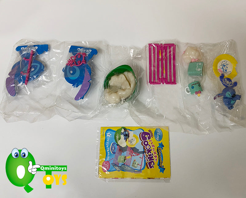 Rare 2009 Re-Ment Stitch Enjoys Cooking Full Set of 8 pcs <Free shipping (Except the United States)>