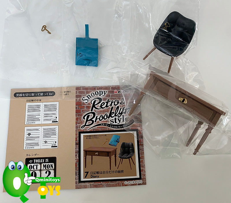 Rare 2019 Re-Ment Snoopy Retro & Brooklyn Style (Sold Individually) <Free shipping (Except the United States)>