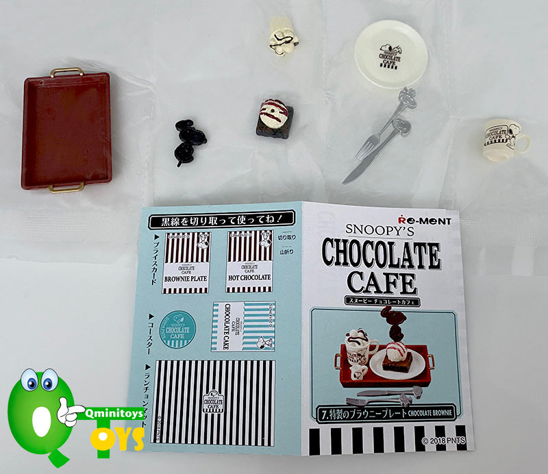 Rare 2018 Re-Ment Snoopy Chocolate Cafe (Sold Individually) <Free shipping (Except the United States)>
