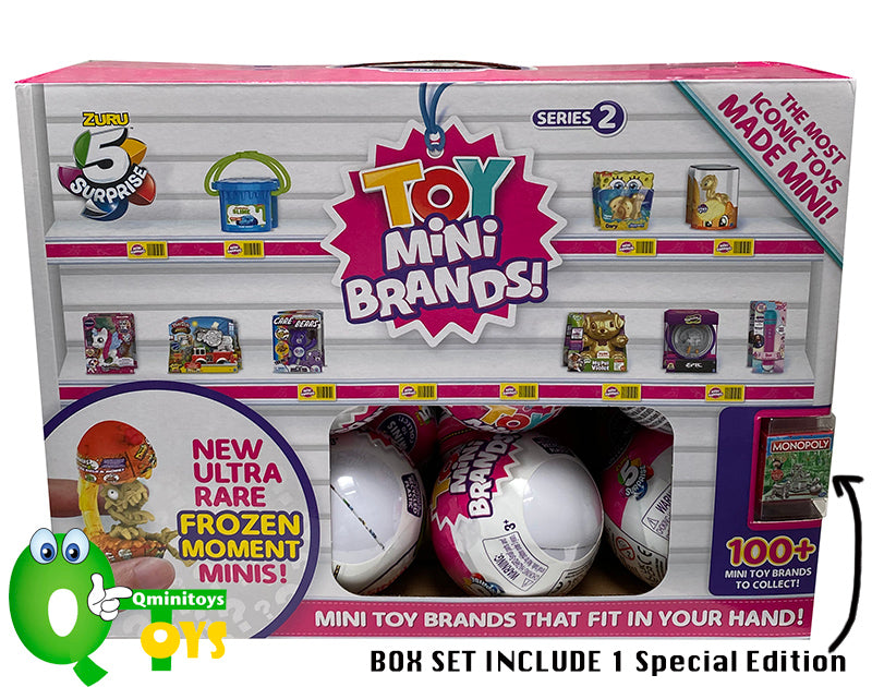 Real 5 Surprise Toy Mini Brands Capsule By Zuru Ball Blue Blind Box  Collectible Toy Anime