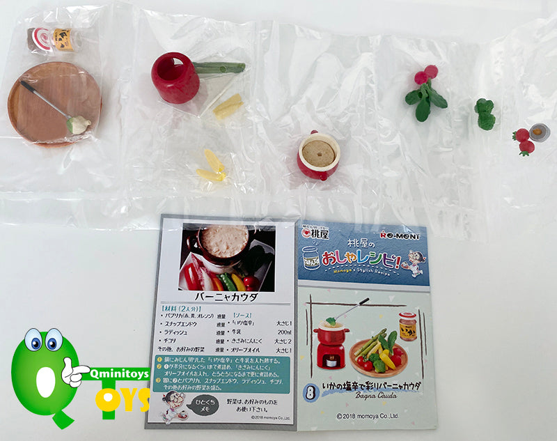 Rare 2018 Re-Ment Momoya’s Stylish Recipe Full Set of 8 pcs <Free shipping (Except the United States)>