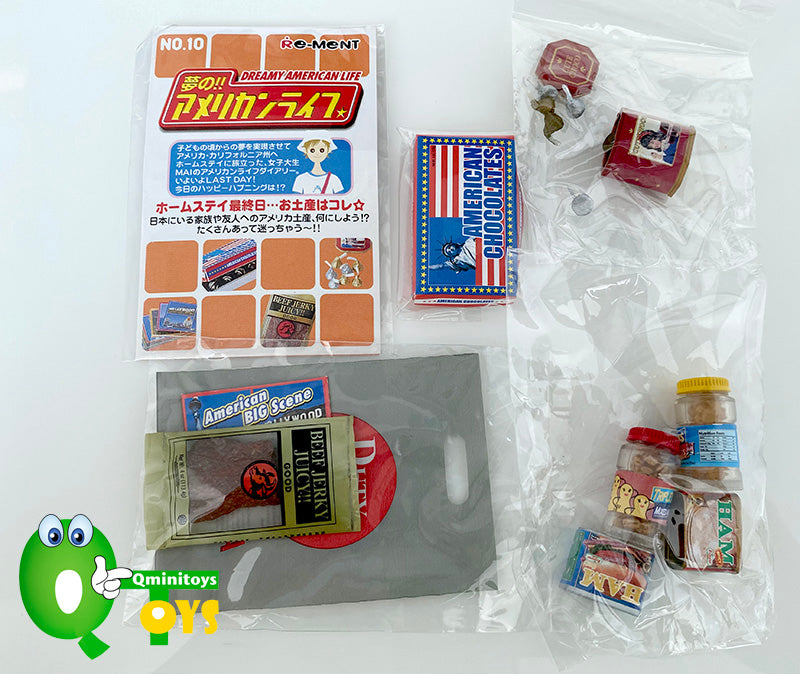 Rare 2004 Re-Ment Dreamy American Life Full Set of 10 pcs <Free shipping (Except the United States)>