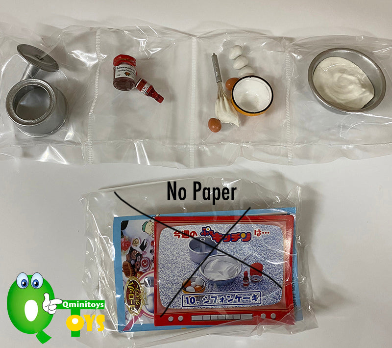 Rare 2004 Re-Ment Baking Petite Kitchen Cooking Class (Sold Individually) <Free shipping (Except the United States)>