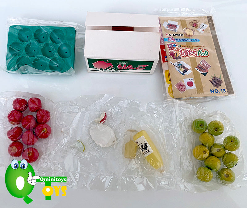 Rare 2004 Re-Ment freshly delivered directly from the farm Sp13 Secret - San Fuji red & green Apple in Aomori prefecture <Free shipping (Except the United States)>