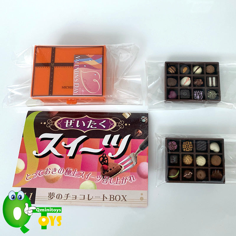 Rare 2006 Re-Ment Luxury Cakes and Sweets Sp11 Secret - Dream chocolate box <Free shipping (Except the United States)>