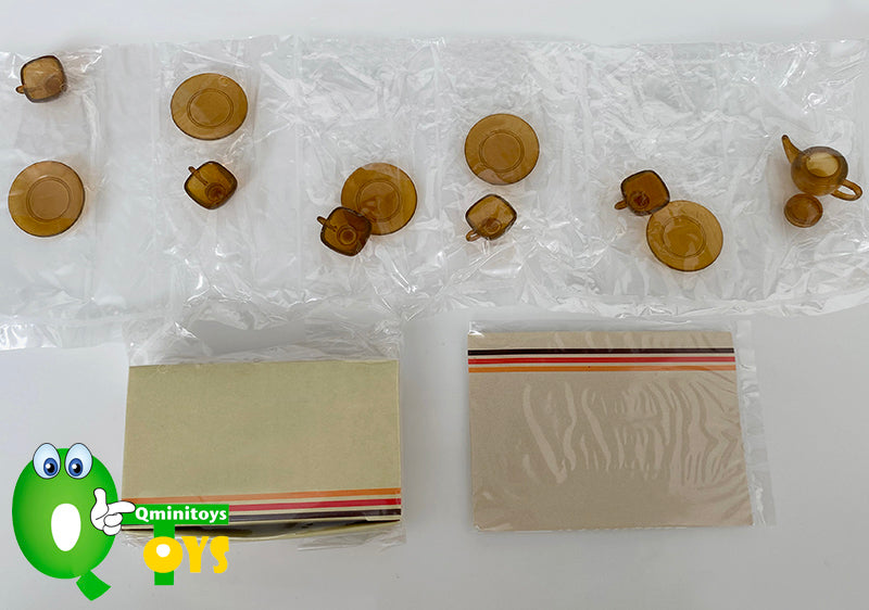 Rare 2005 Re-Ment Dream Tableware Collection SP Secret - Retro coffee tea set <Free shipping (Except the United States)>