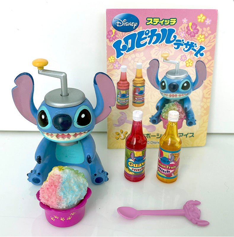 Rare 2008 Re-Ment Disney Stitch Tropical Dessert #3 Rainbow shave ice –  Qminitoys