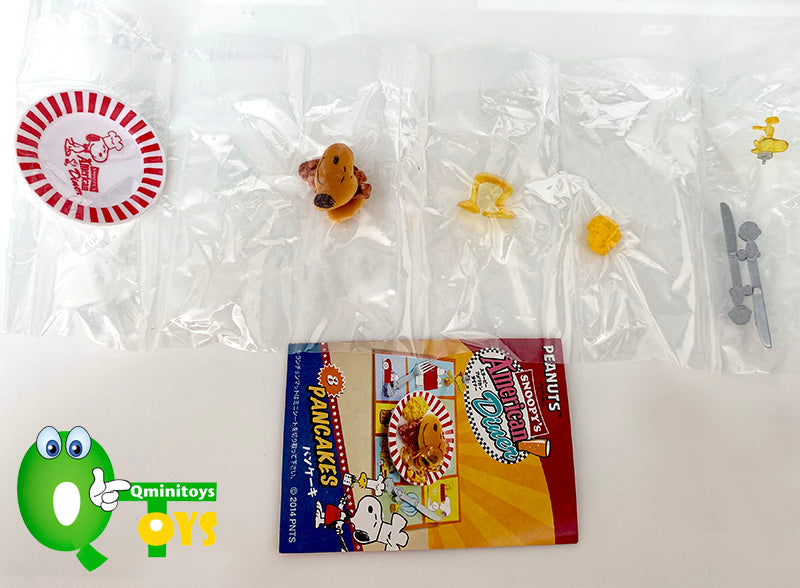 Rare 2014 Re-Ment Snoopy American Diner Full Set of 8 pcs <Free shipping (Except the United States)>