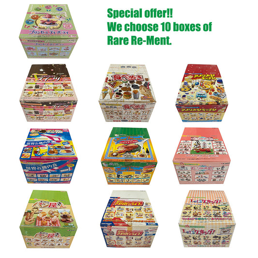 Special offer!! We choose 10 boxes of Rare Re-Ment Full Set <Free Shipping>