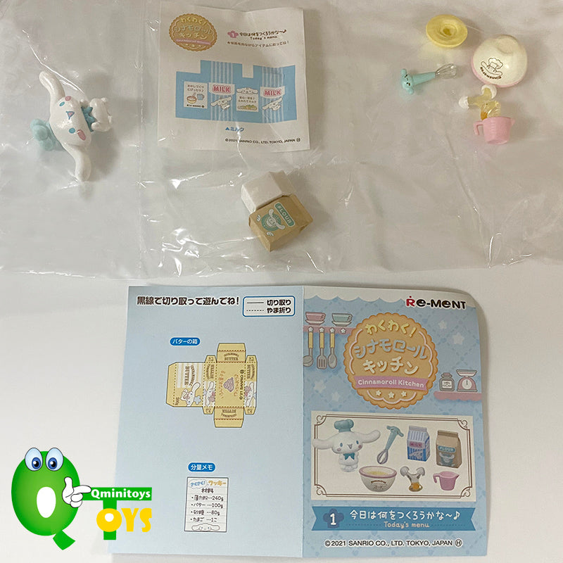 Rare 2021 Re-Ment Cinnamoroll Kitchen Full Set of 8 pcs <Free Shipping>