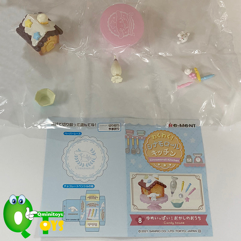 Rare 2021 Re-Ment Cinnamoroll Kitchen Full Set of 8 pcs <Free Shipping>