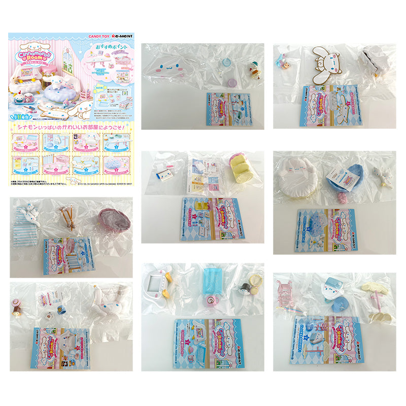 Rare 2020 Re-Ment Cinnamoroll Room Full Set of 8 pcs <Free Shipping>