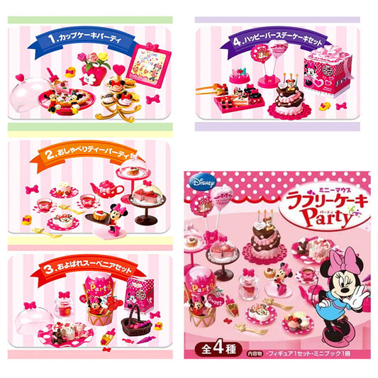 Rare 2012 Re-Ment Disney Minnie Mouse Lovely Cake Party (Sold Individually)