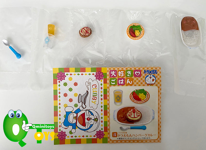 Rare 2013 Re-Ment Doraemon's Favorite Food Rice Full Set of 8 pcs