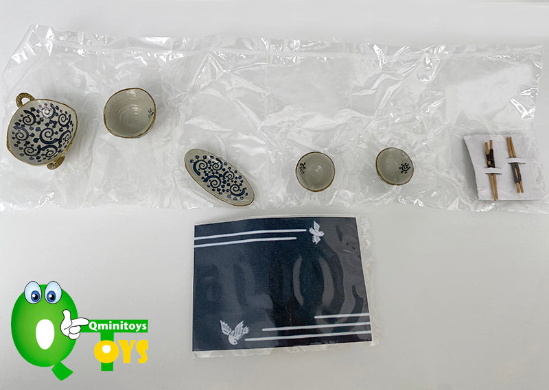 Rare 2005 Re-Ment Dreamy Tableware Full Set of 10 / 13 pcs <Free shipping (Except the United States)>