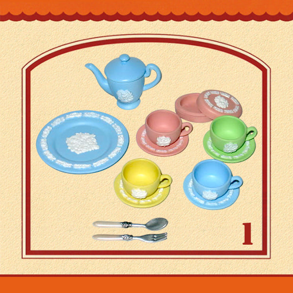 Rare 2005 Re-Ment Dreamy Tableware Full Set of 10 / 13 pcs <Free shipping (Except the United States)>