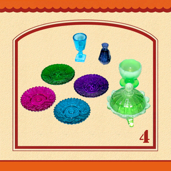 Rare 2005 Re-Ment Dreamy Tableware Full Set of 10 / 13 pcs <Free shipping (Except the United States)>