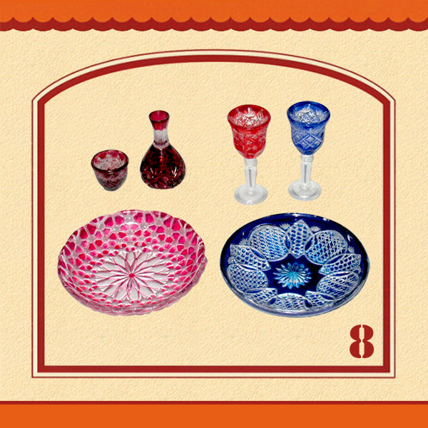 Rare 2005 Re-Ment Dreamy Tableware Full Set of 10 / 13 pcs <Free shipping (Except the United States)>