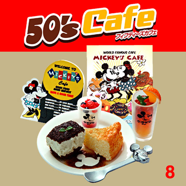 Rare 2008 Re-Ment Disney 50's Cafe Full Set of 10 pcs <Free Shipping>
