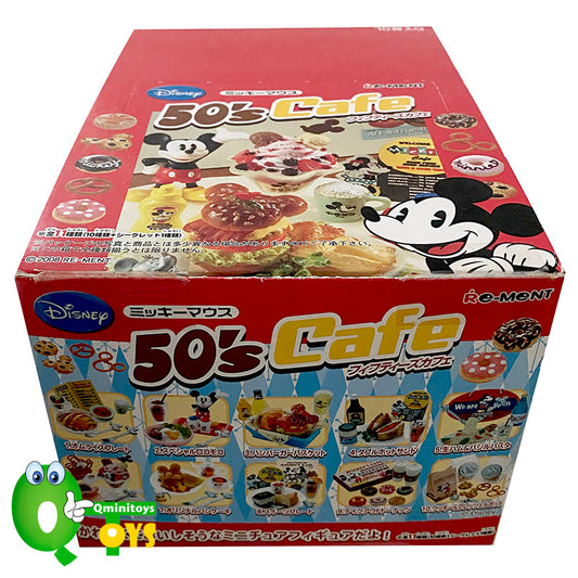 Rare 2008 Re-Ment Disney 50's Cafe Full Set of 10 pcs <Free Shipping>