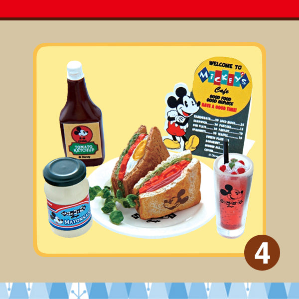 Rare 2008 Re-Ment Mickey Mouse 50's Cafe (Sold Individually) <Free shipping (Except the United States)>