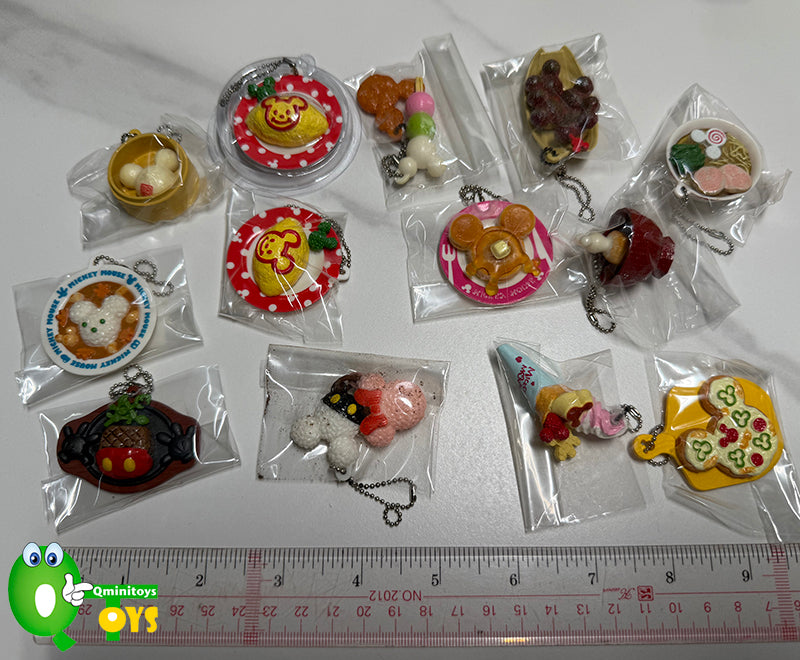 Rare 2010 Re-Ment Mickey Mouse Character Meals Mascot Full Set of 12 pcs+Extra