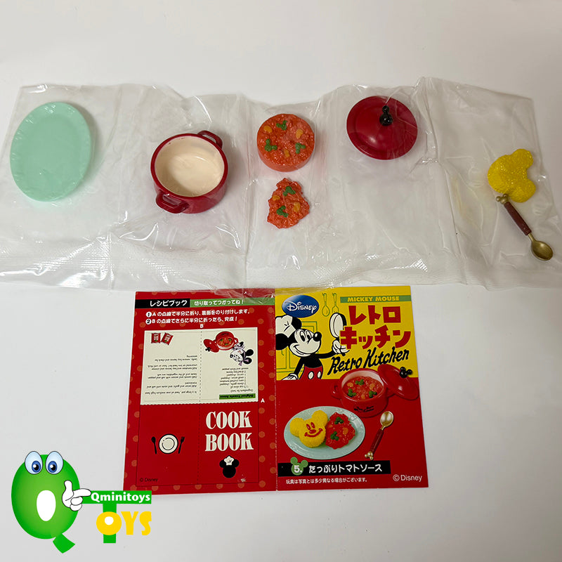 Rare 2011 Re-Ment Mickey Retro Kitchen Full Set of 6 pcs <Free shipping (Except the United States)>