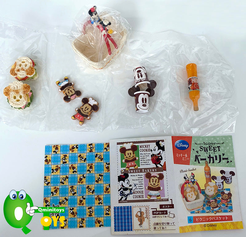 Rare 2008 Re-Ment Mickey and Minnie Sweet Bakery (Sold Individually)