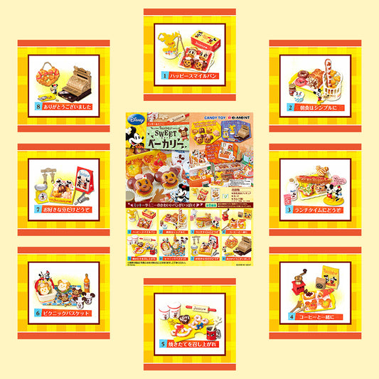 Rare 2008 Re-Ment Mickey and Minnie Sweet Bakery (Sold Individually)