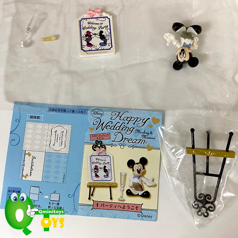 Rare 2015 Re-Ment Disney Mickey and Minnie Happy Wedding Dream Full Set of 8 pcs <Free Shipping>