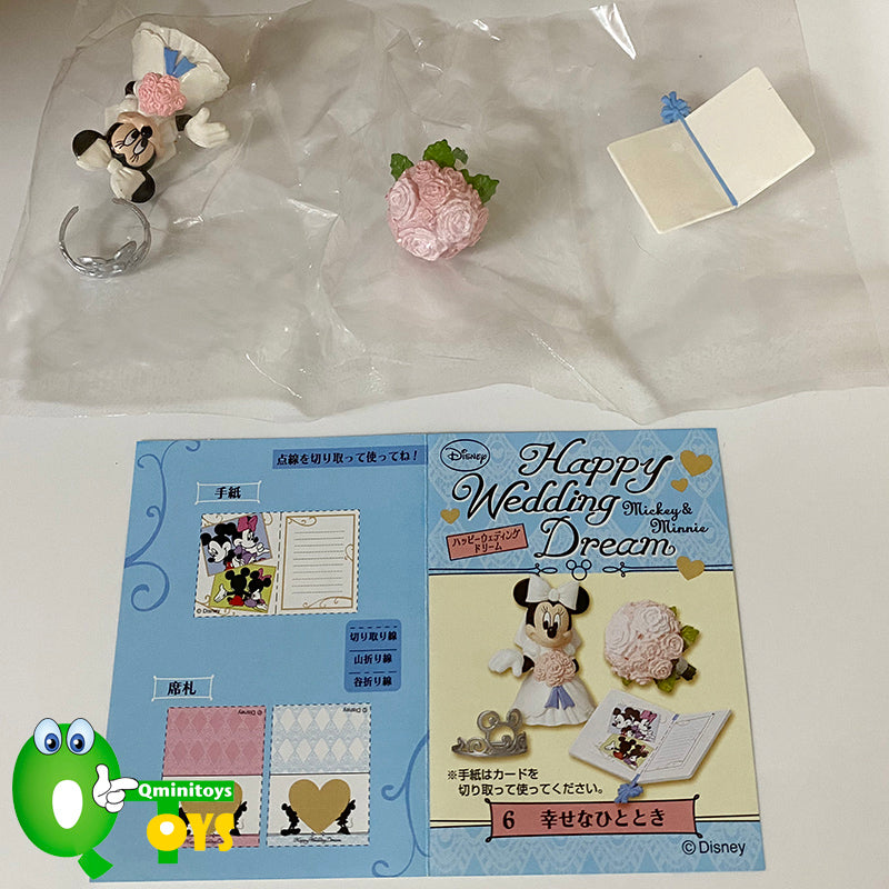 Rare 2015 Re-Ment Disney Mickey and Minnie Happy Wedding Dream Full Set of 8 pcs <Free Shipping>