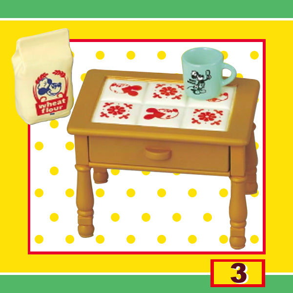 Rare 2011 Re-Ment Mickey Retro Kitchen Full Set of 6 pcs <Free shipping (Except the United States)>