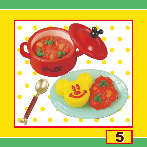 Rare 2011 Re-Ment Mickey Retro Kitchen Full Set of 6 pcs <Free shipping (Except the United States)>