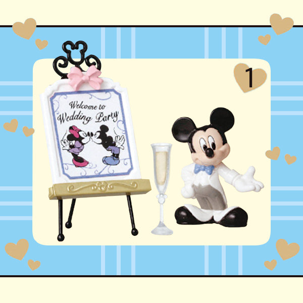Rare 2015 Re-Ment Mickey and Minnie Wedding Dream Full Set of 8 pcs