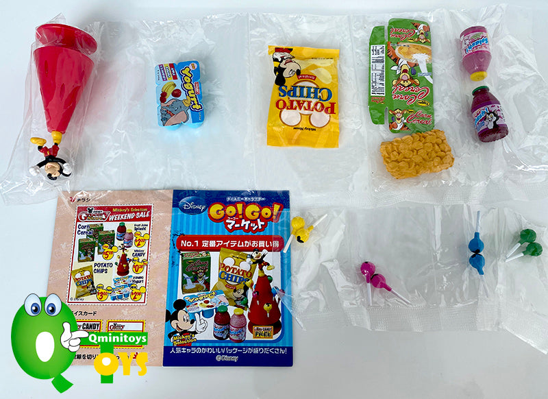 Rare 2009 Re-Ment Disney Go Go Market Full Set of 8 pcs <Free Shipping>