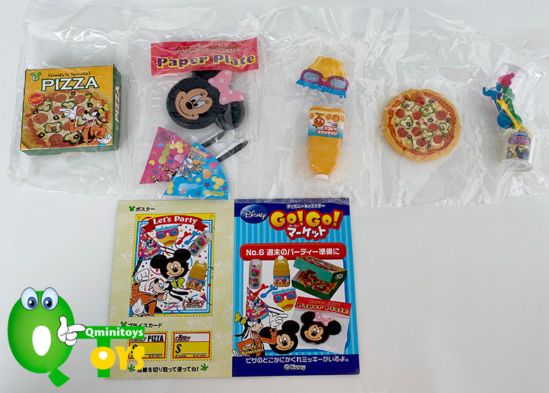 Rare 2009 Re-Ment Disney Go Go Market Full Set of 8 pcs <Free Shipping>