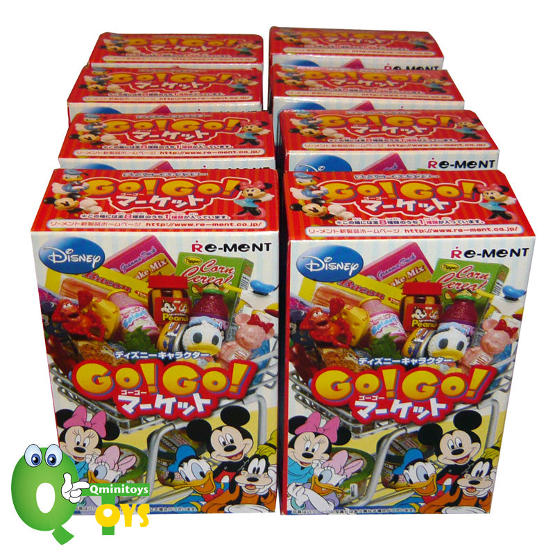 Rare 2009 Re-Ment Disney Go Go Market Full Set of 8 pcs <Free Shipping>