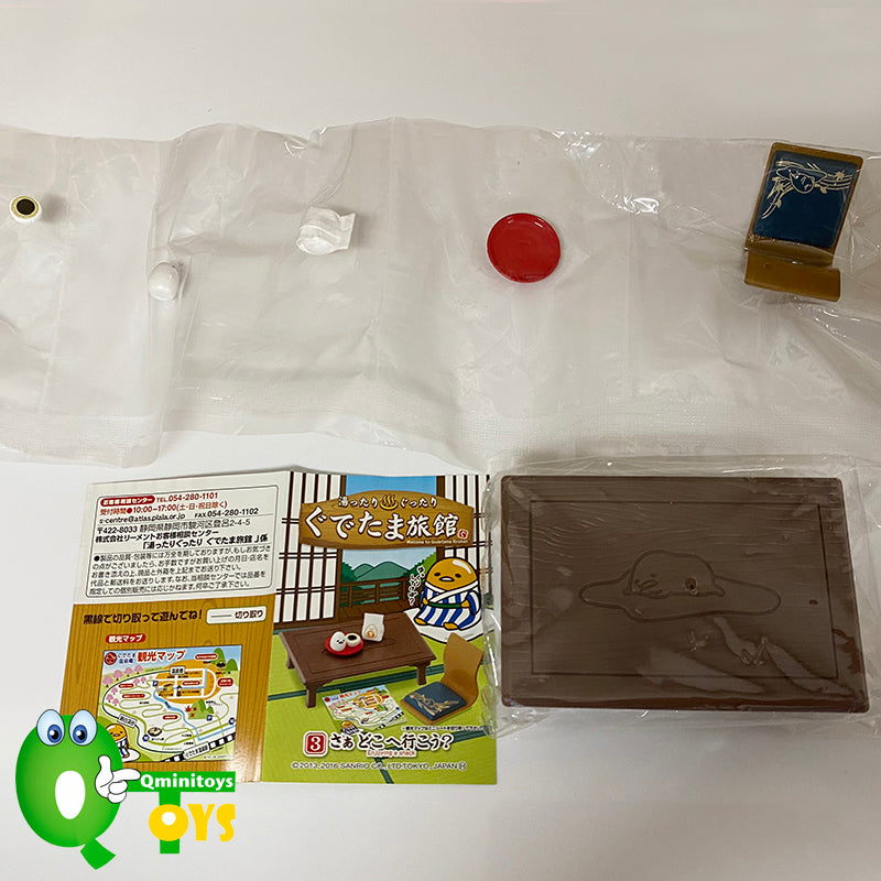 Rare 2016 Re-Ment Welcome to Gudetama Ryokan Full Set of 8 pcs <Free shipping (Except the United States)>