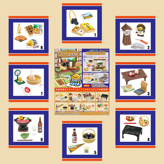 Rare 2016 Re-Ment Welcome to Gudetama Ryokan (Sold Individually) <Free shipping (Except the United States)>