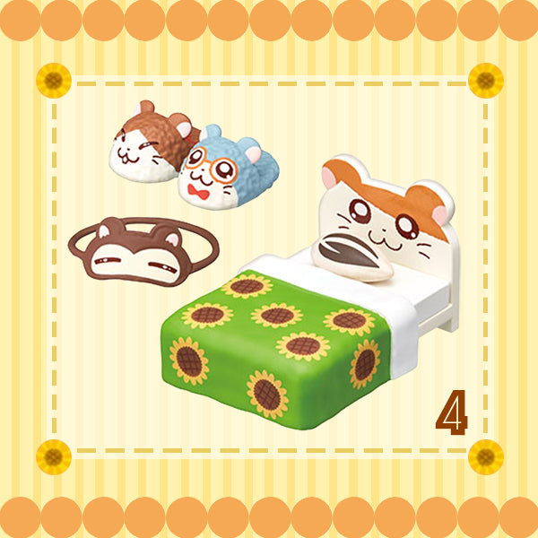 Rare 2020 Re-Ment Hamutaro Room Full Set of 8 pcs <Free shipping (Except the United States)>