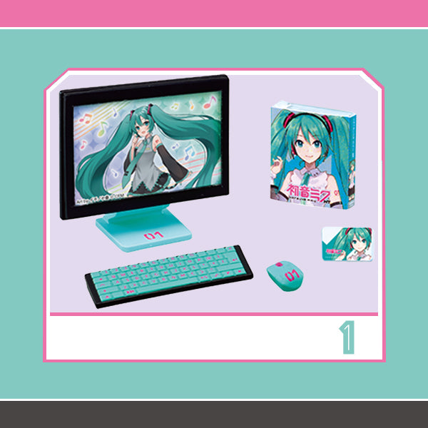 Rare 2022 Re-Ment Hatsune Miku Room Full Set of 8 pcs