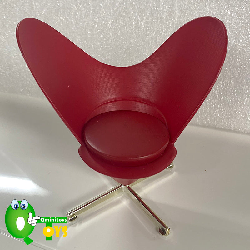 Reina Japan 1/12 Designers Chair Design Interior Collection Vol.1 No.9 Heart-Shaped Cone Chair - Used <Free Shipping>