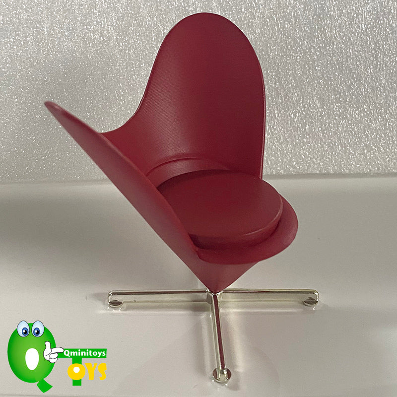 Reina Japan 1/12 Designers Chair Design Interior Collection Vol.1 No.9 Heart-Shaped Cone Chair - Used <Free Shipping>