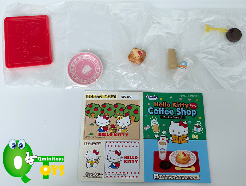 Rare 2014 Re-Ment Hello Kitty Coffee Shop Full Set of 12 pcs <Free Shipping>